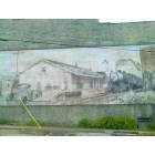 Whitmire: Mural on wall, downtown Whitmire.