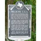 Millican: Millican Historic Marker