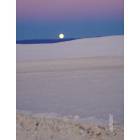 White Sands: White Sands Monument-Moonrise