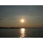 Cornelius: Sun setting on Lake Norman