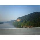 Ashland City: A view from the bridge overlooking the Cumberland River and beautiful bluffs. Taken June 2007