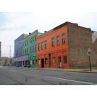 Evansville: : Colorful Downtown Buildings, Evansville, Indiana
