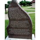 Stillwater: : Payne County Veterans' Memorial described in granite