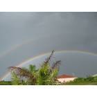Lehigh Acres: Double rainbow above a fair growing City!