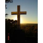 Fayetteville: : cross view from top of mount sequoyah, highest point in fayetteville, ar