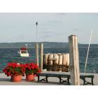 Harbor Springs: : End of the Pier at harbor on summer day