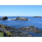 Anacortes: : Looking into the straight beyond the tide pools of Rosario Beach