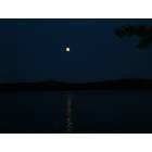 Eastbrook: Full Moon Over Molasses Pond, Eastbrook, ME