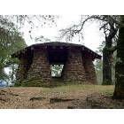 Bastrop: : Rock pavilian built by the CCC (Bastrop State Park)