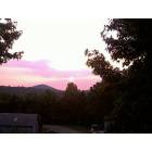 Bostic: Sunset from my front porch on Sparrow lane in bostic,nc