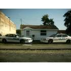 Brocton: Brocton Police Department and patrol cars.