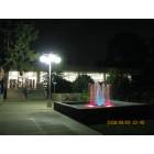 Garden Grove: Stanford Library Fountain area at NIGHT.