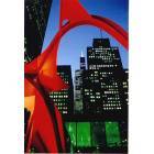 Chicago: : Calder Stabile with Sears Tower, Federal Plaza