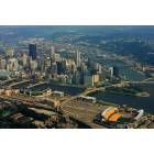 Pittsburgh: : Pittsburgh aerial view looking from the North Shore