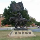 Stillwater: : The OSU Spirit Rider Monument, an image of cooperation and coordination between man and horse.