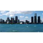 Detroit: Skyline from across the Detroit River