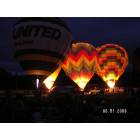 Grants Pass: Balloons at night in Grants Pass, Or.