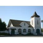 Huntington Beach: 100 year old church at Gothard and Warner