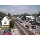 Hapeville: : Downtown Hapeville - view from overpass looking northwest at N. Central Avenue