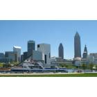 Cleveland: : The Cleveland Skyline from Voinovich Park, May, 2008.