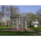 Gallipolis: : City Park , Spring Time, Kerr Memorial and Bandstand