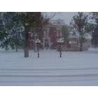 Alpine: : Brewster County Courthouse in the winter of 2001