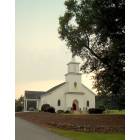 Bowdon: : Twilight at Liberty Baptist Church, Bowdon, GA