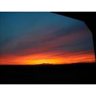 Ocotillo: : Sunrise looking east from Nomirage community of Ocotillo, CA