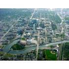 Rochester: Aerial view of downtown Rochester Minnesota