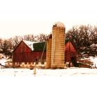 New Glarus: This is of a farm right just down from the main highway left side of the road coming from monroe