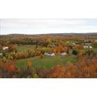 Sherman: Picture of our home and surrounding area in Sherman, Maine during October