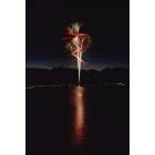 Grand Lake: : Fireworks over Grand Lake at Grand Lake, Colorado
