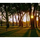 Superior: Summer Sunset in Big Park, Superior Nebraska