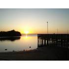 Holiday: : Anclote fishing pier at sunset. photo by Dale Baird Holiday Florida