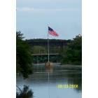 Fort Dodge: River Flag on sunning day