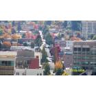 Eugene: : Downtown in Autumn from Skinner Bute