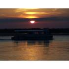New Smyrna Beach: : Water Taxi at sunset, New Smyrna Beach