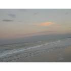 Indialantic: beach at sun set feb.14, 2008