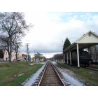Conyers: The train tracks that run alongside 