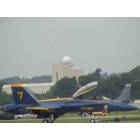 Midwest City: One of the Blue Angels at Tinker AFB Airshow 2008