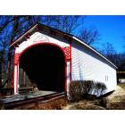 Crown Point: Covered bridge in Lake County Fairgrounds - Crown Point