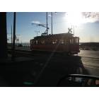 Memphis: : Riverfront trolley end of day