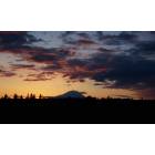 Goldendale: : Mt Adams sunset from Goldendale