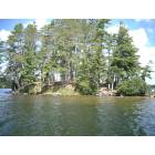 Minocqua: : Island known to locals as "beercan island"
