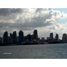 San Diego: : San Diego Cruise Ships, viewed from Harbor Island