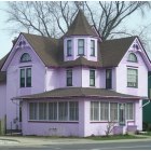Richmond: Pink House on Route 12 in Richmond, IL