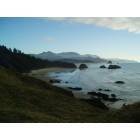 Late afternoon view, Ecola State Park, near Cannon Beach, Oregon