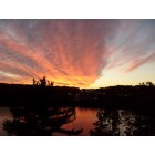 Worcester: Sunset over Lake Quinsigamond