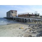 Galveston: : The Flagship Hotel - post Hurricane Ike (furniture visible in damaged room). March 2009