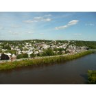 Lowell: : Christian Hill in the Centralville neigborhood of Lowell taken from the top of River Place